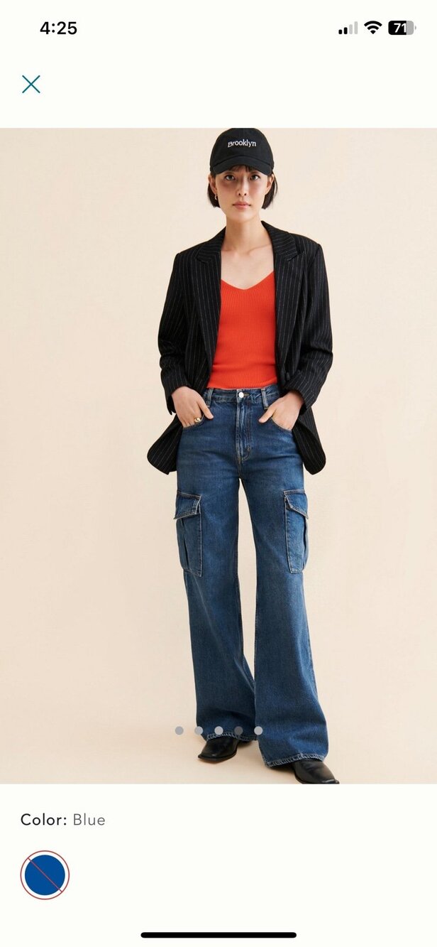 AGOLDE Minka Cargo Wideleg Jeans